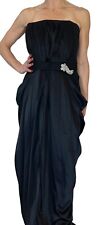 Used, J MENDEL PARIS MIDNIGHT  SILK GOWN LONG DRESS STRAPLESS CRYSTAL RHINESTONE 8 for sale  Shipping to South Africa