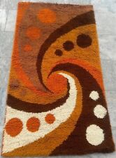 Alfombra peluda sueca escandinava peluda vintage alfombra de felpa Rya 148X80 cm segunda mano  Embacar hacia Argentina