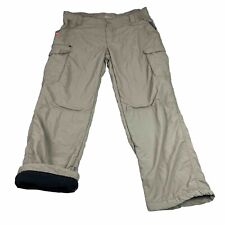 Pantalones de carga forrados The American Outdoorsman para hombre 40X32 beige nailon pesca segunda mano  Embacar hacia Argentina