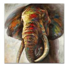 Abstract elephant Hand Painted Oil painting on Canvas Home Decor for sale  Shipping to Canada