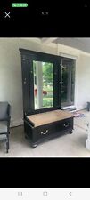Black wooden mirrored for sale  Baltimore