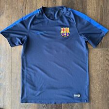 Camiseta deportiva de fútbol azul Nike 2016/17 FC Barcelona kit de entrenamiento; talla pequeña para hombre segunda mano  Embacar hacia Argentina