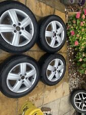 2014 vw t5 T32 transporter 17” alloy wheels and tyres for sale  BLANDFORD FORUM