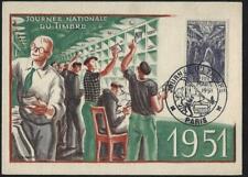 1951 journee timbre d'occasion  Expédié en Belgium