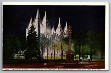 Postcard mormon temple d'occasion  Expédié en Belgium