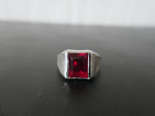 Red garnet .925 for sale  New Haven