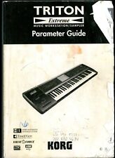 Korg TRITON Extreme 61-key Workstation Parameter Guide Manual for sale  Shipping to South Africa