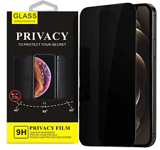 Full Privacy Tempered Glass Screen Protector iPhone 15 14 13 12 11 Pro Max Plus for sale  Shipping to South Africa