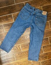Jeans masculino Levis 550 38X30 perna reta azul lavagem média jeans clássico comprar usado  Enviando para Brazil