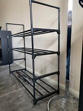 4 metal shelf rack black for sale  Seattle