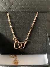 Double heart necklace for sale  WORKSOP