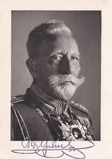 Kaiser Wilhelm LL in Exile in Doorn 1939 original photo signature for sale  Shipping to South Africa