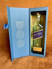 Whisky escocés mezclado Johnnie Walker etiqueta azul 750 ml botella y caja vacía, usado segunda mano  Embacar hacia Argentina