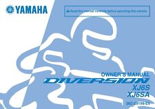 Libro manual del dueño de Yamaha 2009 Diversion 600 XJ6S y XJ6SA segunda mano  Embacar hacia Argentina