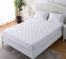 Extra Deep Mattress Topper Quilted Bed Protector Cover Single Double King Size for sale  BIRMINGHAM