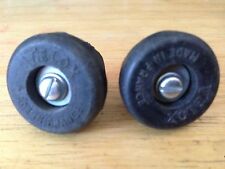 NOS Pair 2 Velox *old logo* Rubber Handle Bar End Expanding Plugs Caps France for sale  Shipping to South Africa