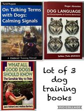 Usado, Lote de 3 livros de treinamento de cães uma enciclopédia de sinais calmantes de comportamento canino comprar usado  Enviando para Brazil