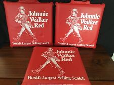 Cojines de asiento de doble cara Johnnie Walker rojo whisky escocés vintage década de 1970 excelente estado segunda mano  Embacar hacia Argentina