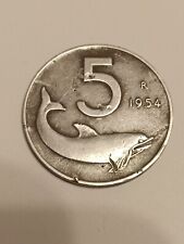 5 lire 1954 usato  Foggia