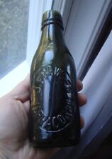 Antigo verde oliva profundo J.F. Garrafa de cerveja BAWDEN - ILFRACOMBE comprar usado  Enviando para Brazil
