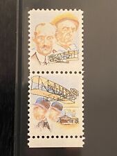 Par de selos dos EUA cores raras omitir erro Wright Brothers correio aéreo dos EUA 31 centavos c91-c92G, usado comprar usado  Enviando para Brazil
