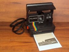Câmera de Filme Instantânea Polaroid One Step 600 Rainbow Stripe FILME TESTADO! Antigo Muito bom estado! , usado comprar usado  Enviando para Brazil