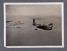 SHORT SUNDERLAND FLYING BOAT GREECE LARGE VINTAGE PHOTO RAF - 2 , used for sale  LONDON