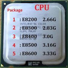 Intel 775 pinos CPU Core 2 Duo E8200 E8300 E8400 E8500 E8600 comprar usado  Enviando para Brazil