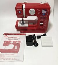 Máquina de coser eléctrica compacta Janome KT-R Hello Kitty roja de Japón segunda mano  Embacar hacia Argentina