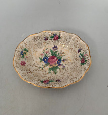 Used, Midwinter Vintage Floral Semi-Porcelain Oval Shaped Trinket Dish Bowl 14cm #GL for sale  Shipping to South Africa