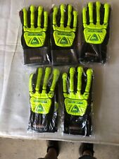 5 Pair XL Westchester R2 Rig Cat 5, Cut Resistant Silicone Palm, Rigging Gloves for sale  Rockwall