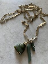 Vintage necklace goldtone usato  Torino
