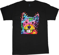 Westie T-shirt Camisa West Highland Terrier Cão Raça Camiseta Masculina, usado comprar usado  Enviando para Brazil
