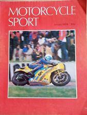 Motorcycle sport january for sale  OTLEY