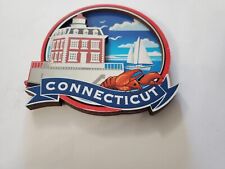 VINTAGE FRIDGE MAGNET CONNECTICUT ,OCEAN, LOBSTER,  LIGHTHOUSE , used for sale  Shipping to South Africa