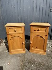 Pair pine bedside for sale  ST. NEOTS