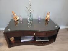 coffee table solid dark wood for sale  Fort Lauderdale