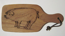 Wood burned pig for sale  Williamstown