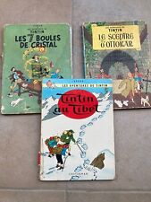 Lot tintin anciennes d'occasion  Cagnes-sur-Mer