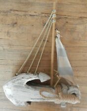 Ornament anchor wood for sale  Shipping to Ireland