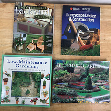 Usado, Lote de 4 livros de jardinagem paisagismo jardins Butchart projetos de baixa manutenção comprar usado  Enviando para Brazil