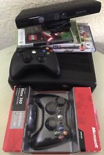 Xbox 360 Schwarz 250 GB + Kinect + 2 Wireless Controller + 3 Spiele comprar usado  Enviando para Brazil