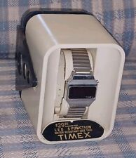 Usado, Vintage TIMEX LED VERMELHO Antigo 5 Funções Relógio Digital Feminino Aço Inoxidável Com Caixa comprar usado  Enviando para Brazil