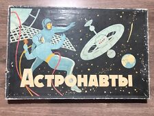 Raro antigo excelente jogo de tabuleiro de mesa astronautas foguete espacial URSS soviético comprar usado  Enviando para Brazil
