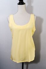 Regata Ellen Ashley 100% seda amarela grande sistema básico de guarda-roupa básico comprar usado  Enviando para Brazil