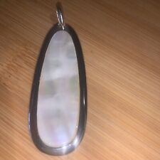 Mother pearl pendant for sale  HULL