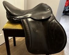Black leather saddle for sale  WOLVERHAMPTON
