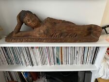 Reclining carved wooden for sale  LONDON