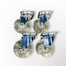 Used, NEW Heavy Duty Clear 2" Swivel Caster Wheels with 360° for Furniture, Set of 4 for sale  Shipping to South Africa
