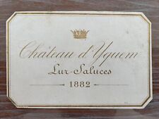 étiquette château yquem d'occasion  Toul